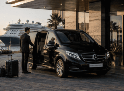 Malpensa Chauffeur service hotel & cruise transfers Van
