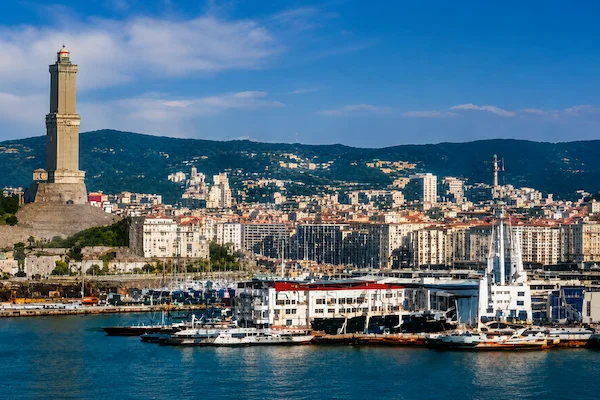 Genoa waterfront and Lanterna lighthouse – Malpensa Chauffeur