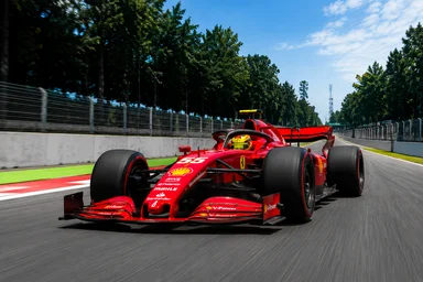 Formula 1 racing car at Monza Circuit