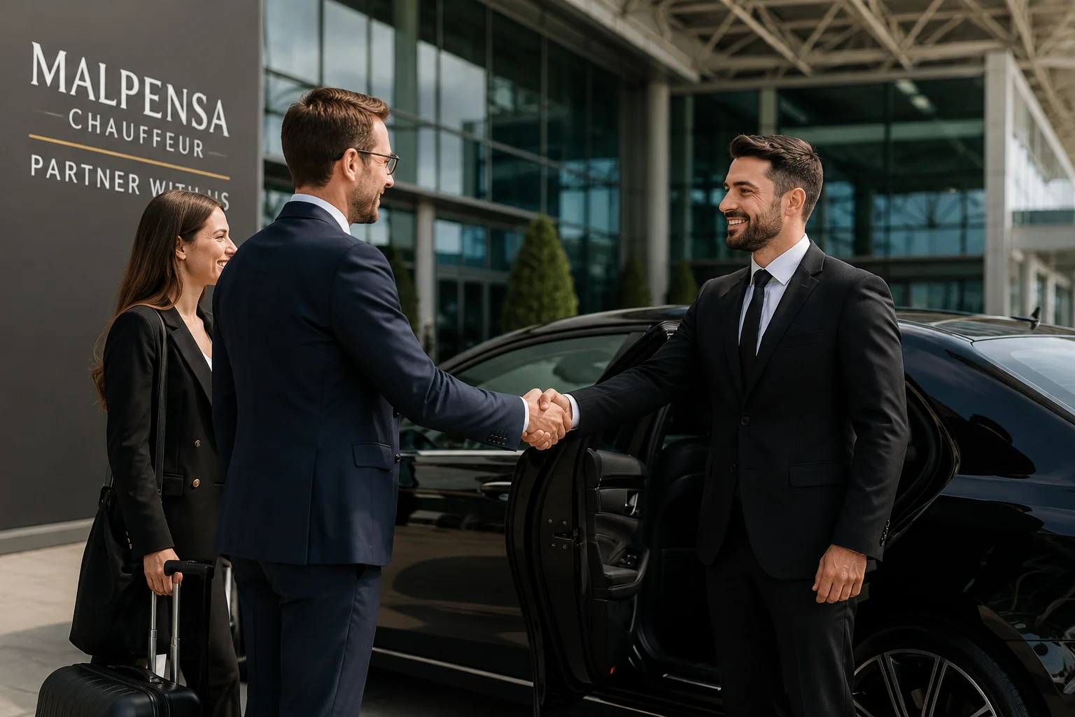 Business partnership between Malpensa Chauffeur and travel agencies and tour operators.